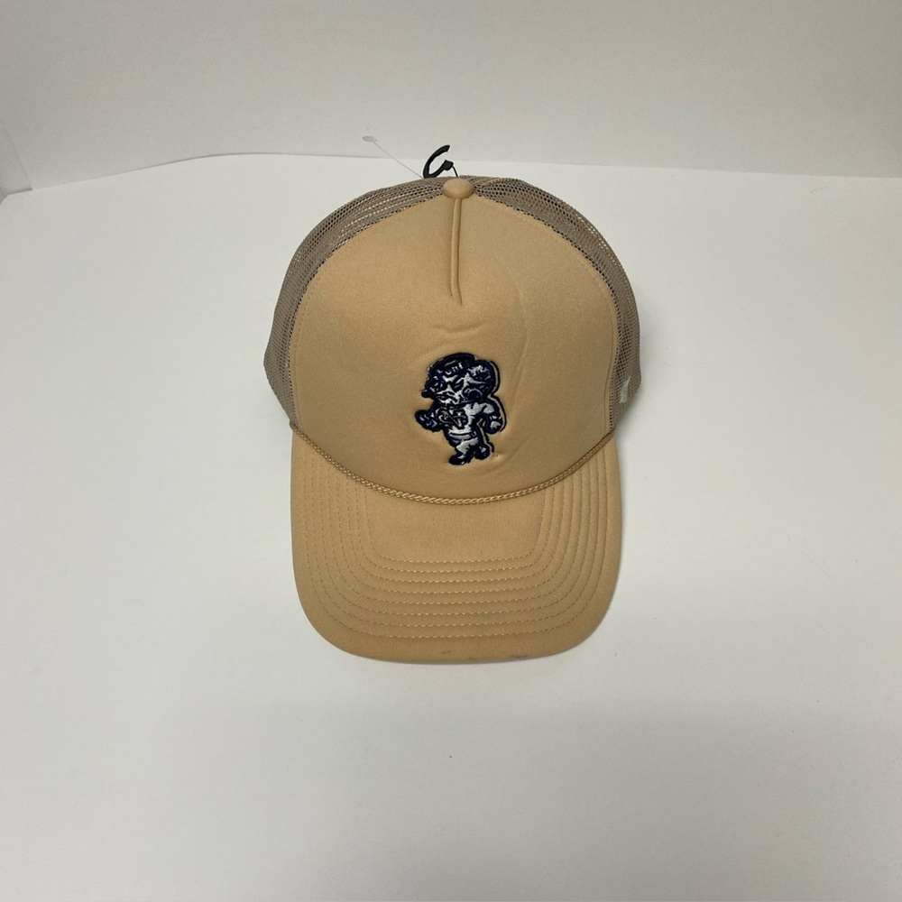 ‘47 North Carolina Tar Heel Tan Trucker Hat with Embroidered Logo SnapBack